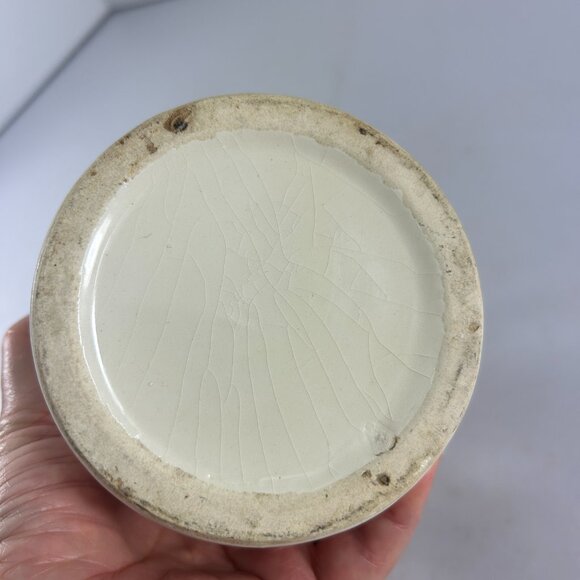 Vintage Wisconsin Pioneer Cheese Crock Metal Bail Storage Canister Pottery READ - Picture 6 of 9